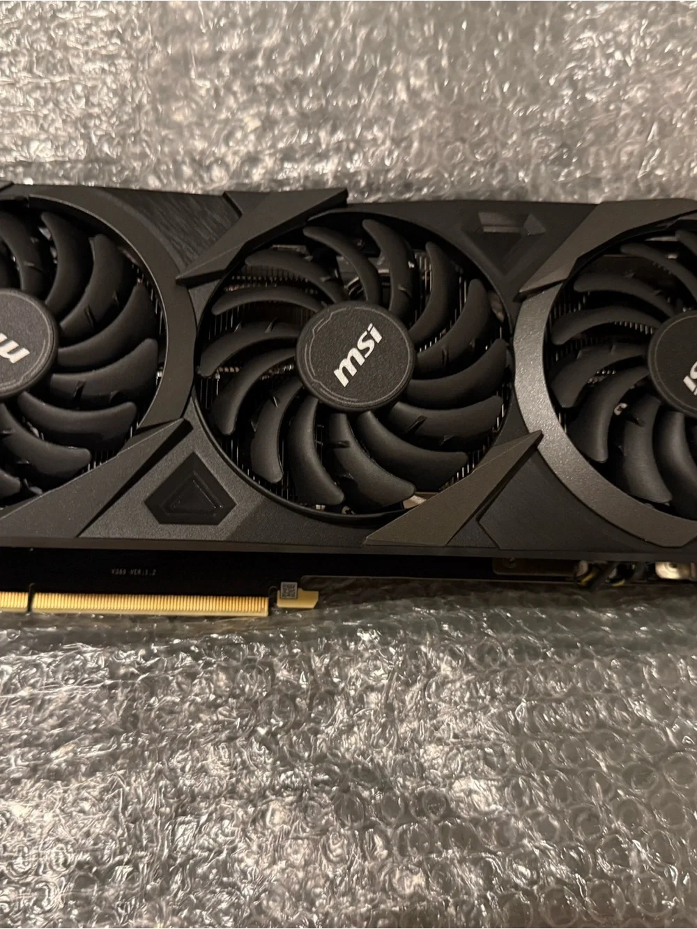MSI Black Graphics Card Backplate with Silver Dragon Accent
